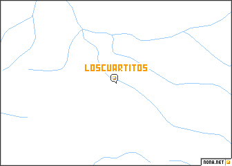 map of Los Cuartitos