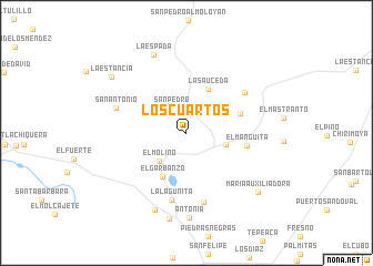 map of Los Cuartos