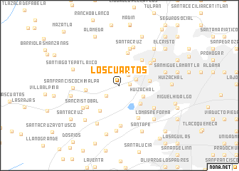 map of Los Cuartos