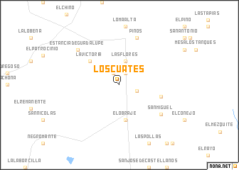 map of Los Cuates