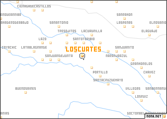 map of Los Cuates