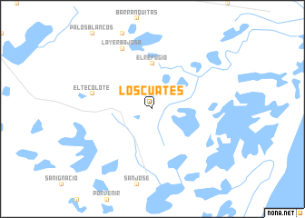 map of Los Cuates