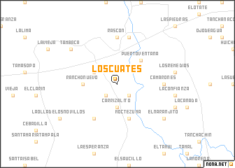 map of Los Cuates