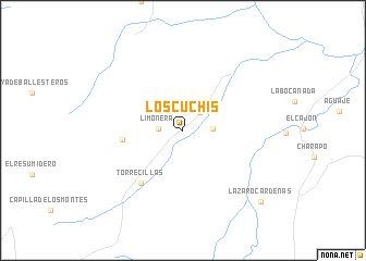 map of Los Cuchis