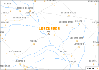 map of Los Cueros