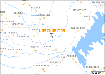 map of Los Cumbitos