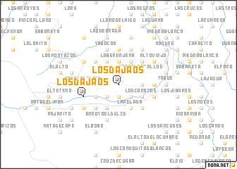 map of Los Dajaos
