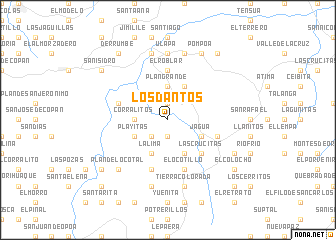 map of Los Dantos