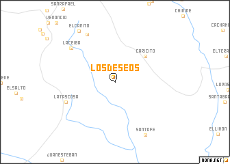 map of Los Deseos