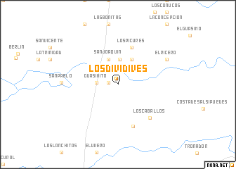 map of Los Dividives