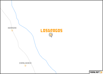 map of Los Dragos