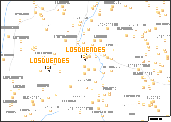 map of Los Duendes