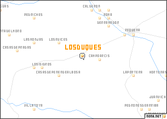 map of Los Duques