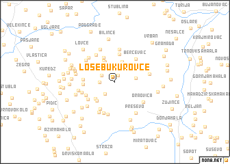 map of Loše Bukurovce