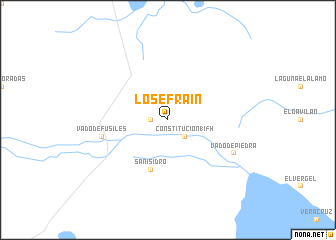 map of Los Efraín