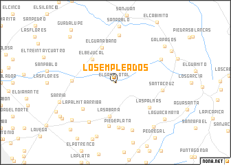 map of Los Empleados