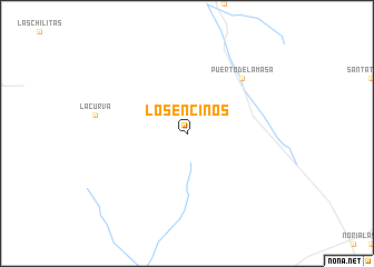 map of Los Encinos