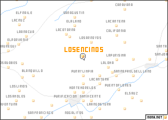 map of Los Encinos