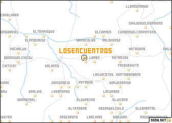 map of Los Encuentros