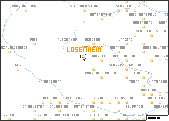 map of Losenheim