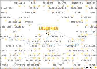 map of Losenried