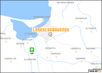 map of Los Escarbaderos