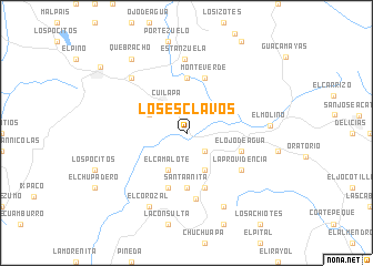 map of Los Esclavos