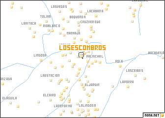 map of Los Escombros