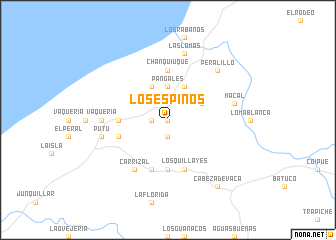 map of Los Espinos