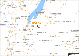 map of Los Espinos