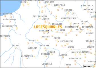 map of Los Esquimales