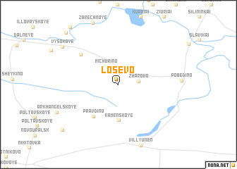 map of Losevo