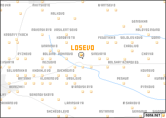 map of Losevo