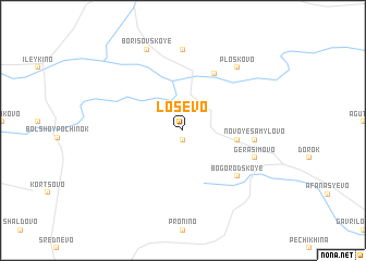 map of Losevo