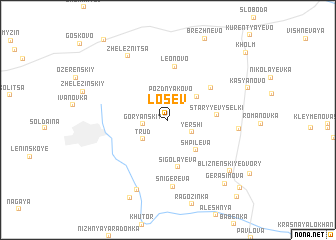 map of Losev