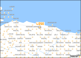 map of Lose