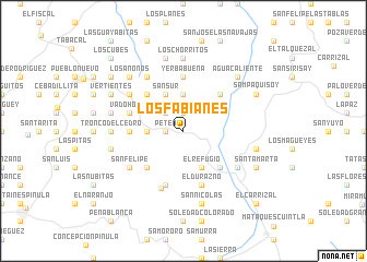 map of Los Fabianes