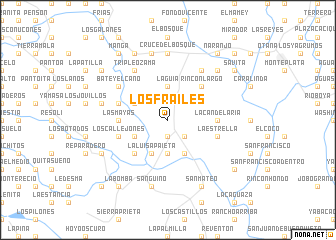 map of Los Frailes