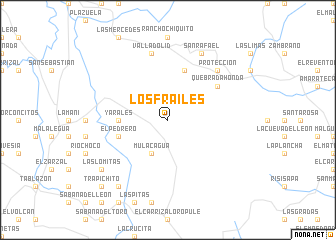 map of Los Frailes