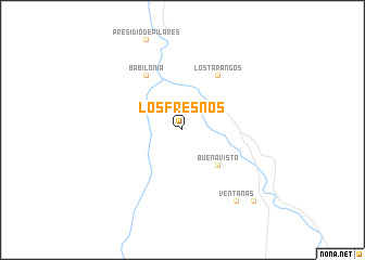 map of Los Fresnos