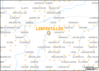 map of Los Frutillos