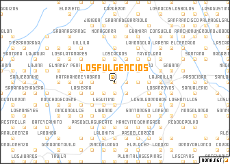 map of Los Fulgencios