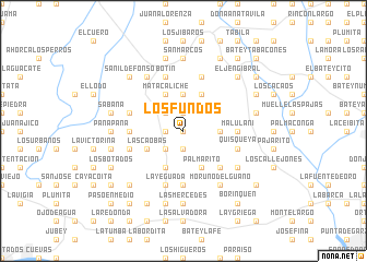 map of Los Fundos