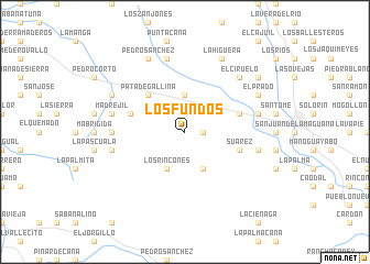 map of Los Fundos