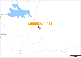 map of Los Gachupines