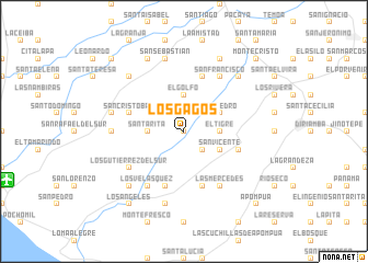 map of Los Gagos