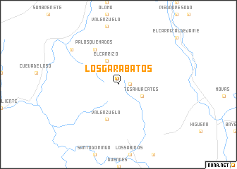 map of Los Garabatos