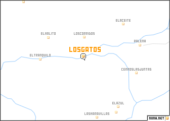 map of Los Gatos