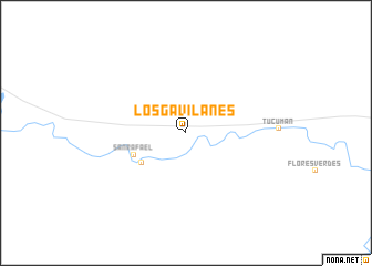 map of Los Gavilanes