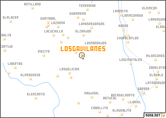 map of Los Gavilanes